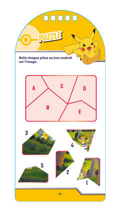 Mon carnet de jeux et d'activités avec stickers - Pikachu