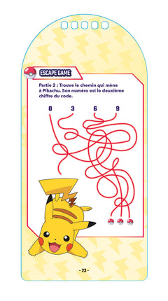 Mon carnet de jeux et d'activités avec stickers - Pikachu