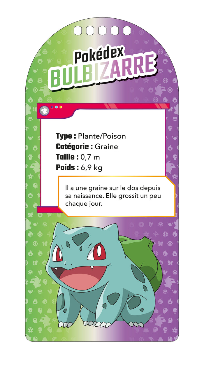 Pokémon - Mon carnet de jeux et d'activités avec stickers - Salamèche, Carapuce et Bulbizarre