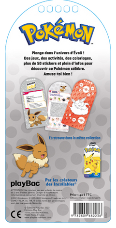 Mon carnet de jeux et d'activités avec stickers - Évoli