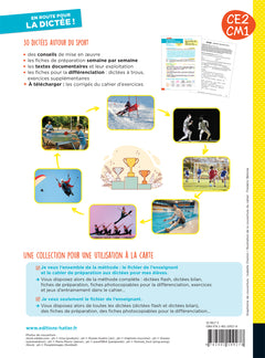 En route pour la dictée CE2-CM1 ! Vive le sport ! Ed. 2024 - Fichier de l'enseignant