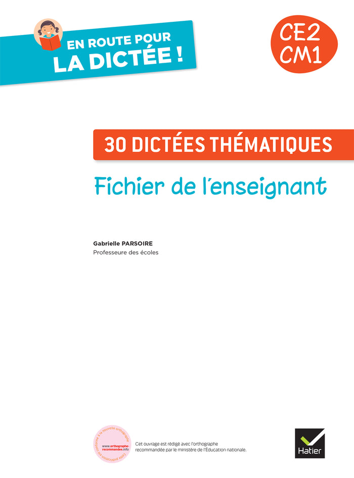En route pour la dictée CE2-CM1 ! Vive le sport ! Ed. 2024 - Fichier de l'enseignant