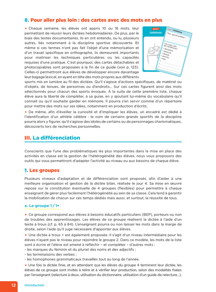En route pour la dictée CE2-CM1 ! Vive le sport ! Ed. 2024 - Fichier de l'enseignant