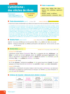 En route pour la dictée CE2-CM1 ! Vive le sport ! Ed. 2024 - Fichier de l'enseignant