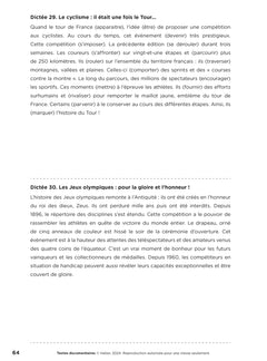 En route pour la dictée CE2-CM1 ! Vive le sport ! Ed. 2024 - Fichier de l'enseignant