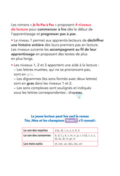 Téo, Nina et les champions-GS-CP niveau 1