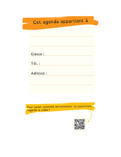 Agenda DYS primaire CE2 CM1 CM2 - 7-10 ans