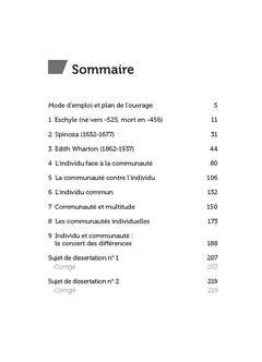 Individu et communauté - Tout-en-fiches - Prépas scientifiques Français-philosophie - 2024-2025