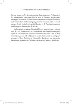 La Corne d'abondance pour investisseur