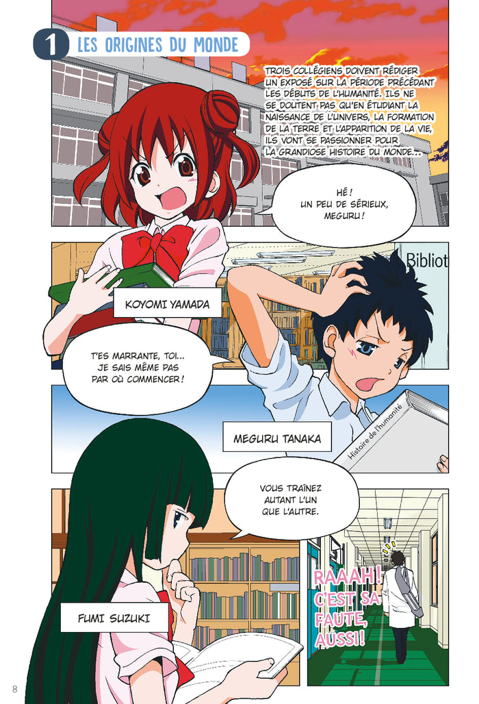 L'histoire en manga 1 - Les débuts de l'humanité