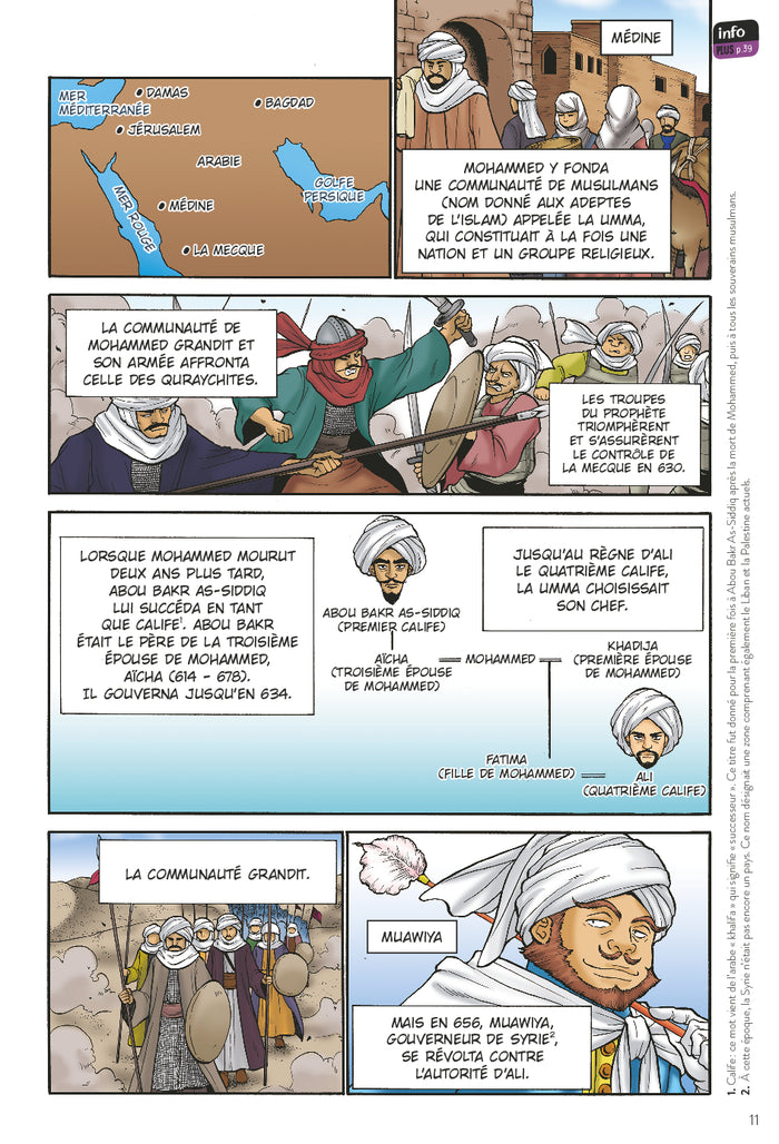 L'histoire en manga tome 4- D'Attila à Guillaume le Conquérant