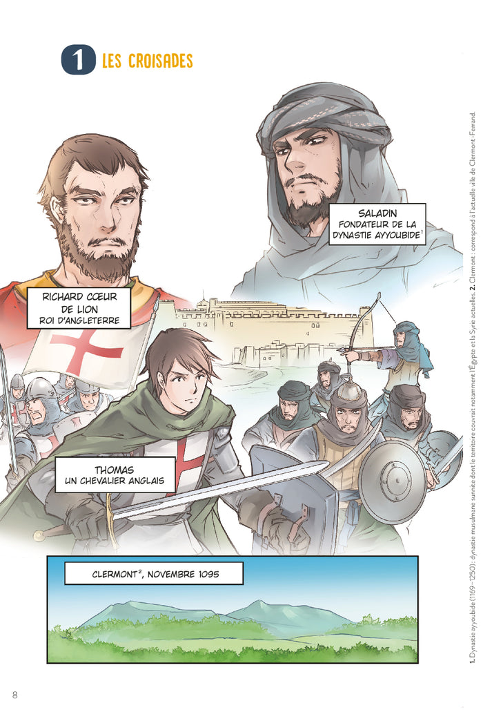 L'histoire en manga : De l'empire mongol à la Guerre de Cent ans