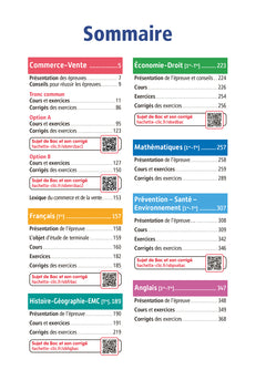 Objectif bac pro - Métiers du commerce et de la vente