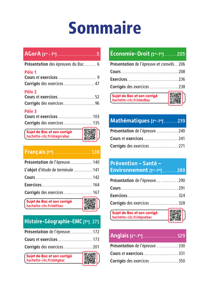 Objectif bac pro AGORA