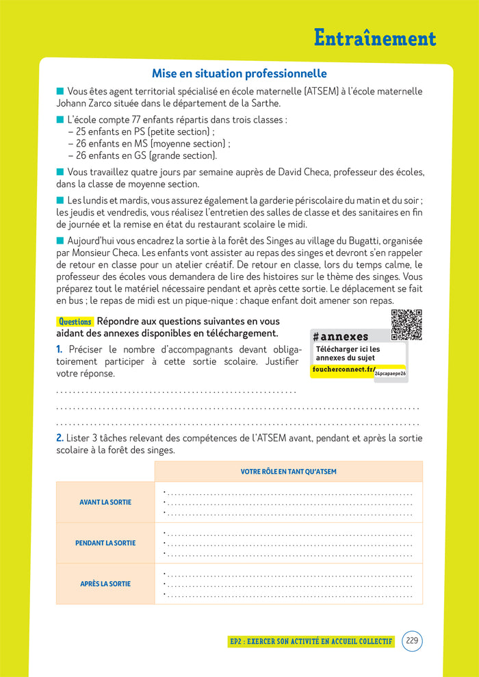 Prépa'CAP Accompagnant éducatif Petite Enfance