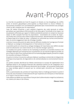 Exporter - Pratique du commerce international