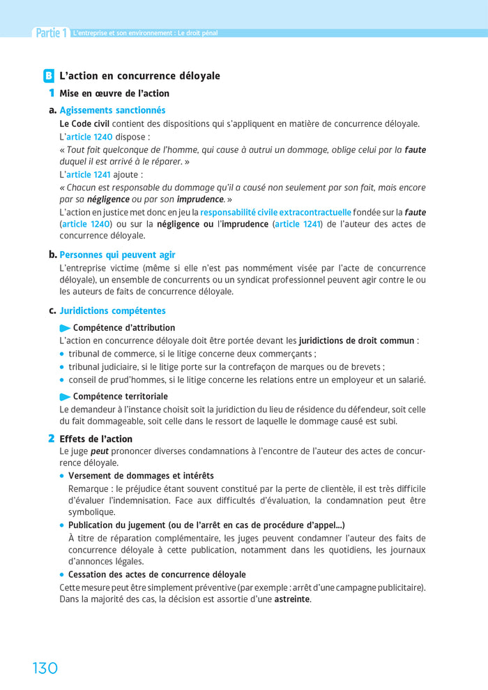 DSCG 1 - Gestion juridique, sociale et fiscale