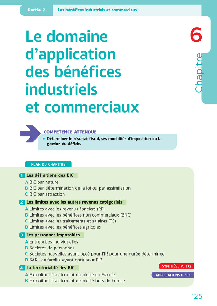 DCG 4 - Droit fiscal - Manuel et applications
