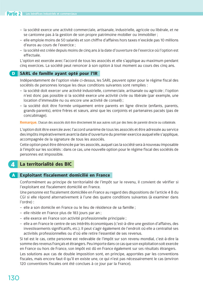 DCG 4 - Droit fiscal - Manuel et applications