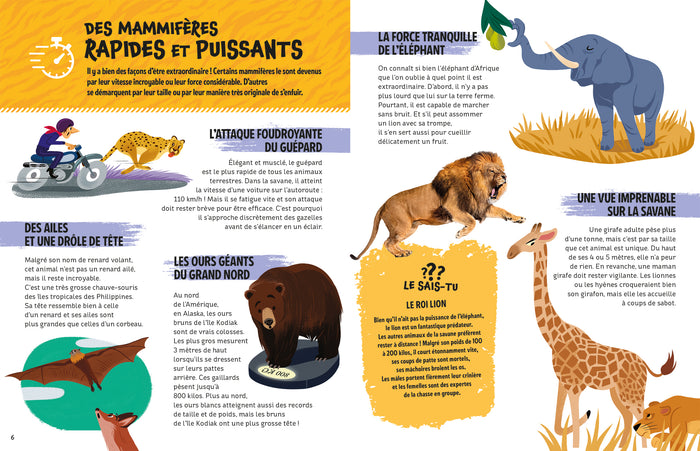 Les super pouvoirs des animaux