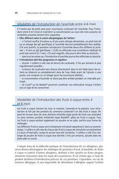 Alimentation de l'enfant de 0 à 3 ans