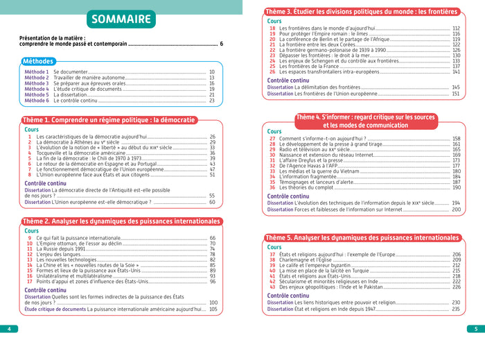 Objectif BAC 1re spécialité HGGSP BAC 2026