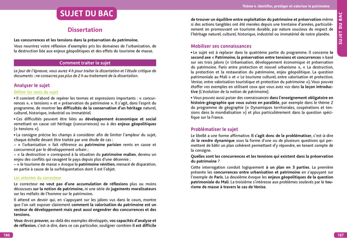 Objectif BAC Tle spécialité HGGSP BAC 2025