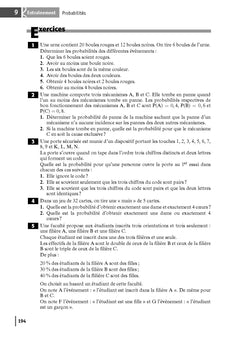 Pass Biostatistiques Probabilités Mathématiques - Manuel, Cours + QCM Corrigés