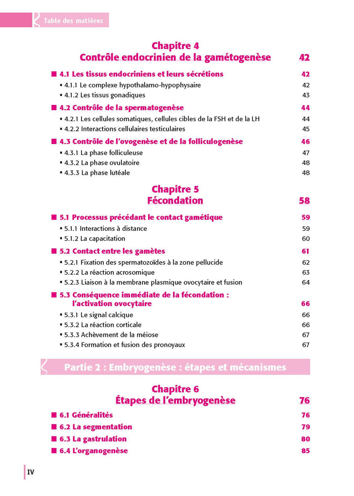 Reproduction et Embryologie 2e éd.