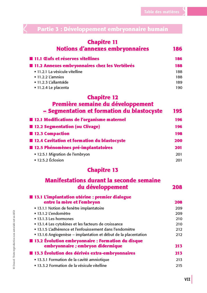 Reproduction et Embryologie 2e éd.