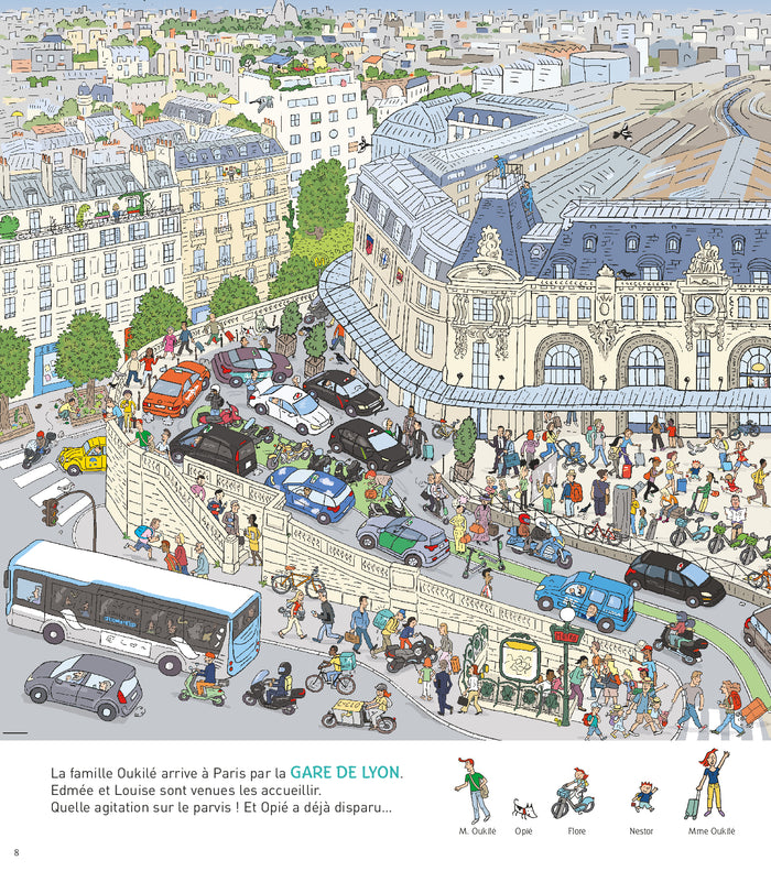 La famille Oukilé visite Paris