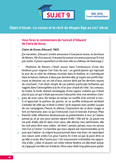 Annales Objectif BAC 2025 - Français 1re générale