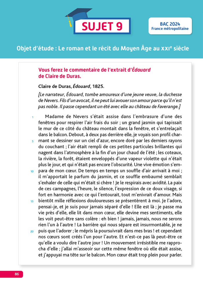 Annales Objectif BAC 2025 - Français 1re générale