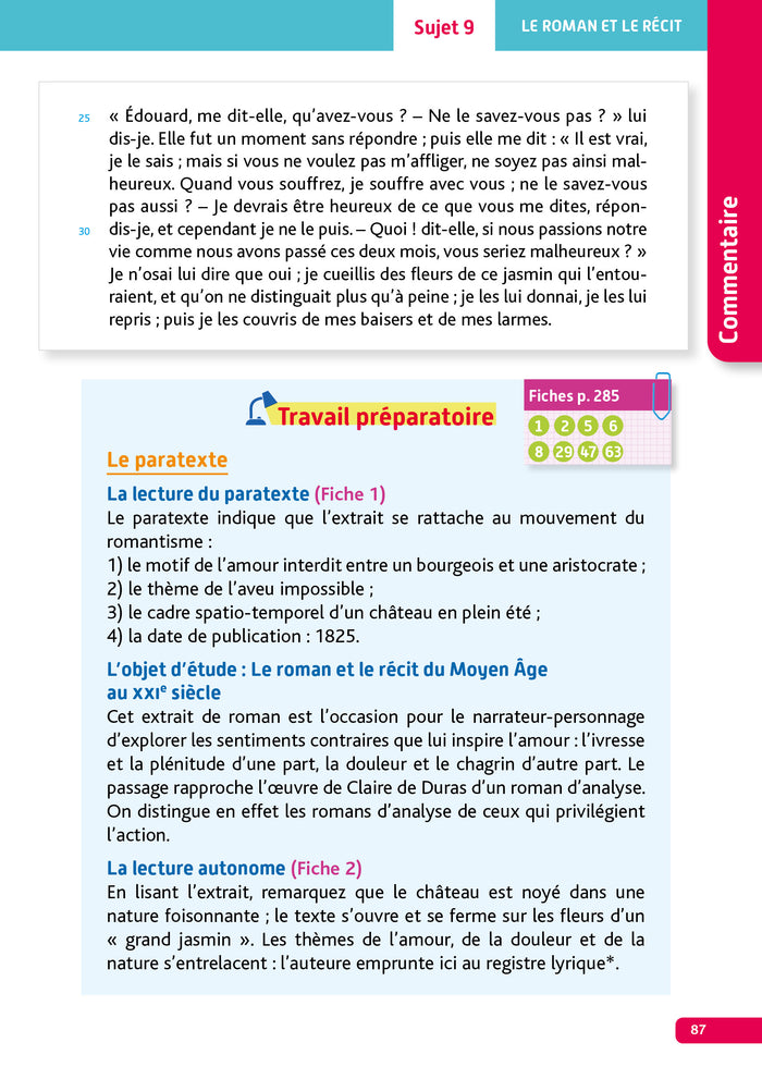 Annales Objectif BAC 2025 - Français 1re générale