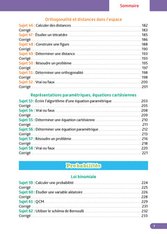 Annales Objectif BAC 2025 - Spécialité Maths Tle