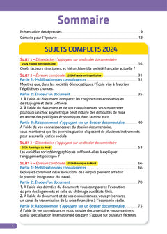 Annales Objectif Bac 2025 - Spécialité SES Tle
