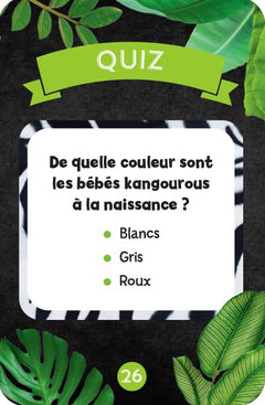 Le Quiz des animaux UNE SAISON AU ZOO