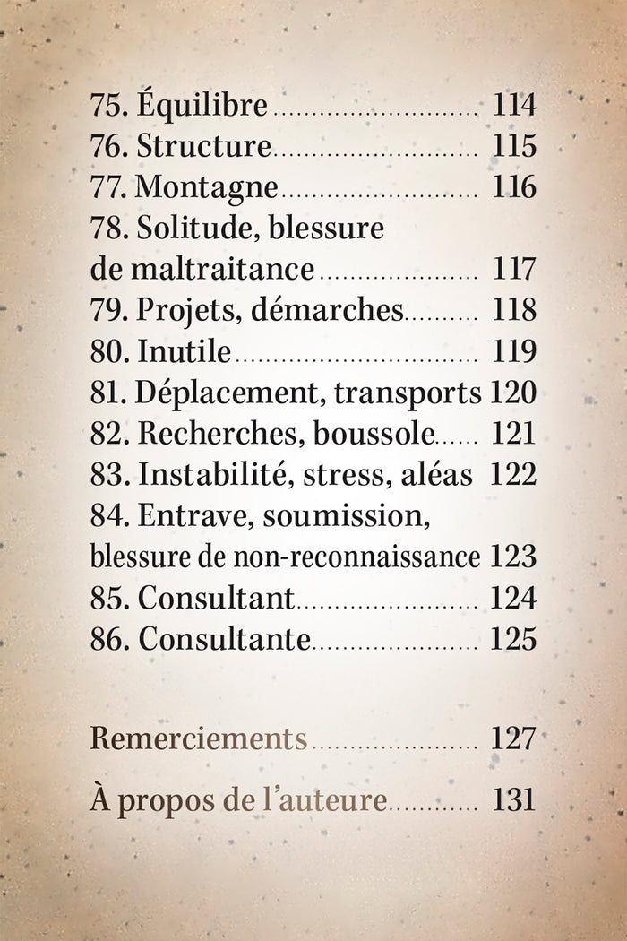 Channel Betty - Cartes oracle