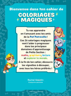 Mon coloriage magique Pat'Patrouille PS - 3 ans