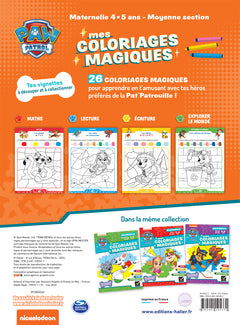Mon coloriage magique Pat'Patrouille MS - 4 ans