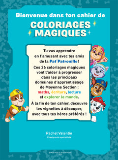 Mon coloriage magique Pat'Patrouille MS - 4 ans