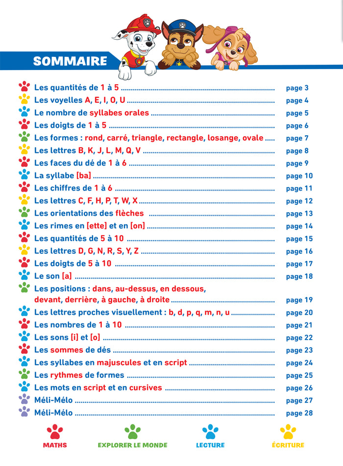 Mon coloriage magique Pat'Patrouille GS - 5 ans