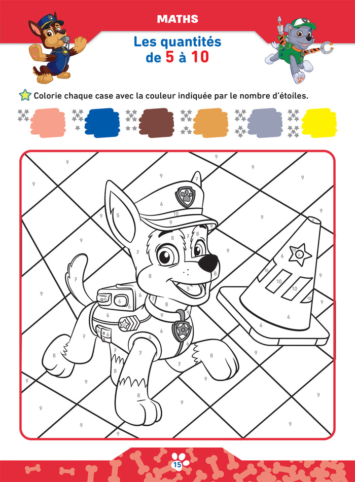 Mon coloriage magique Pat'Patrouille GS - 5 ans