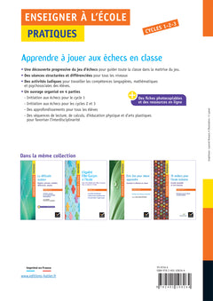 Enseigner pratiques - Apprendre à jouer aux échecs en classe - Cycles 1, 2 et 3
