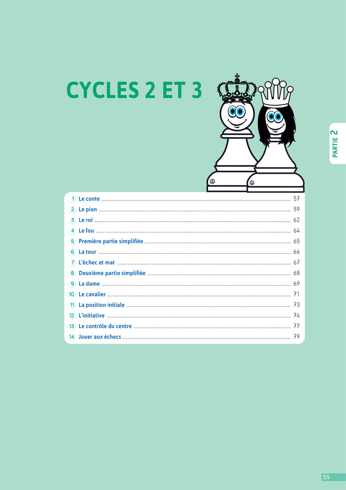 Enseigner pratiques - Apprendre à jouer aux échecs en classe - Cycles 1, 2 et 3