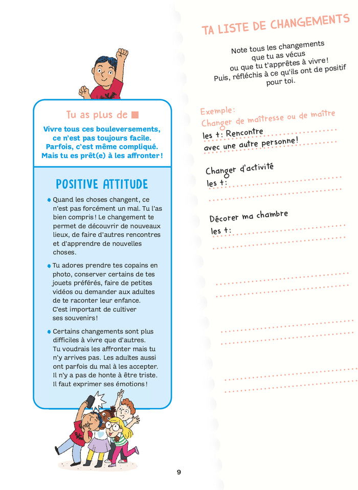 J'apprivoise les changements