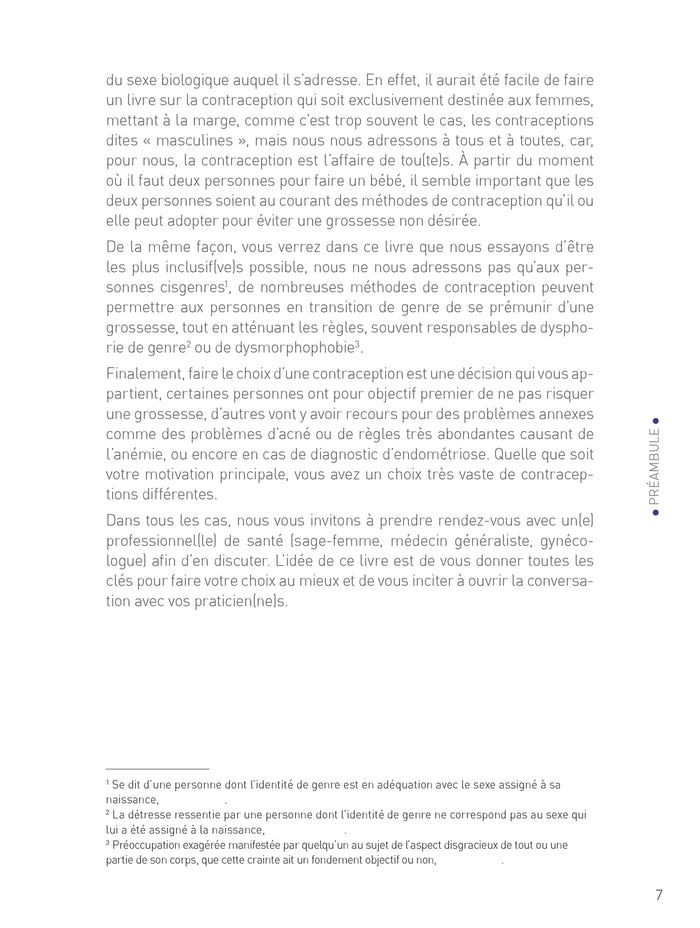 Ma contraception sur mesure