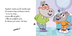 Popotam se brosse les dents