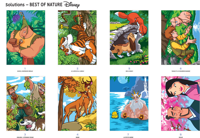 Coloriages mystères Disney - Best of Nature