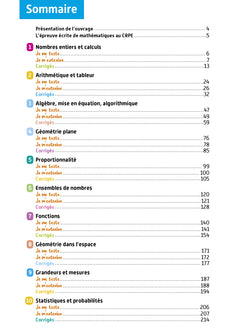 Objectif CRPE 2025 - Maths - 230 exercices pour bien s'entrainer - épreuve écrite d'admissibilité
